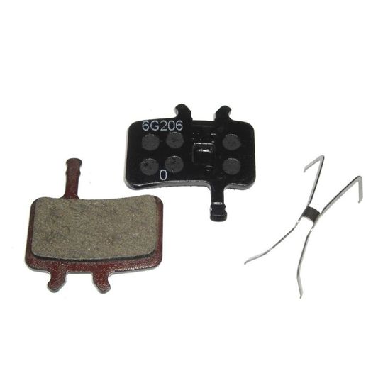 Avid Juicy/BB7 Remblokken Organic met Staalrug - Set 2 Stuks