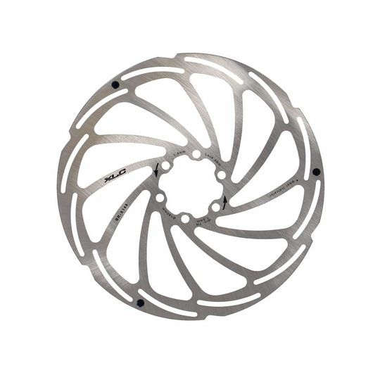 XLC BR-X148 Remschijf 180mm IS 6-Gaats Zilver