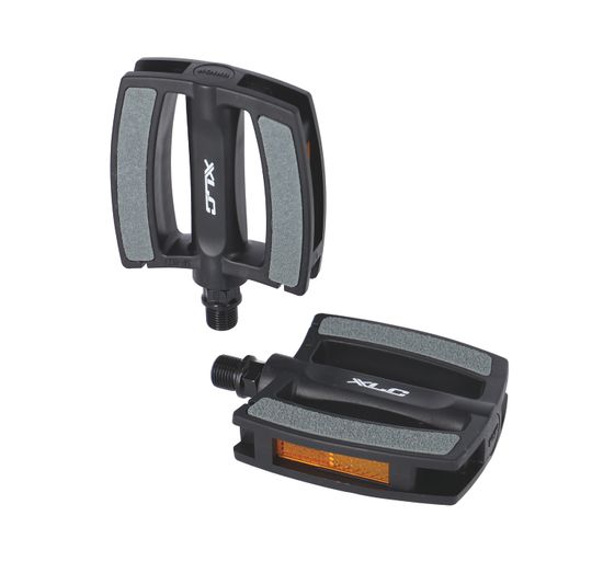 XLC PDC20 City/Comfort Fietspedalen PVC Zwart/Grijs 9/16"