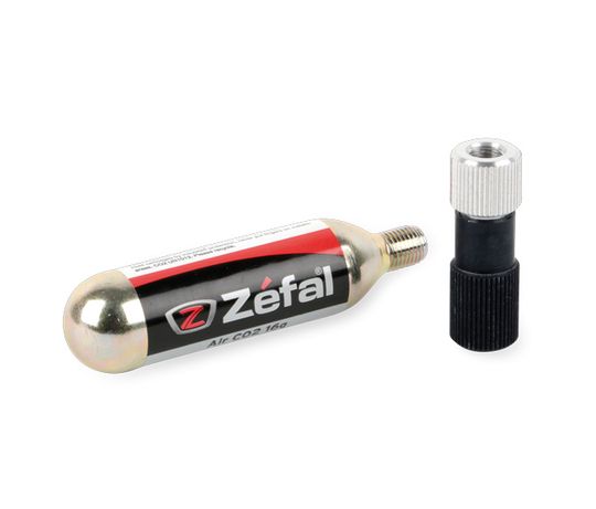 Zefal EZ Control CO2 Pomp Aluminium - Zwart/Zilver