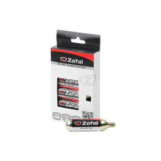 Zefal CO2 Patroon 16Gr met Draad - Set van 6 Stuks