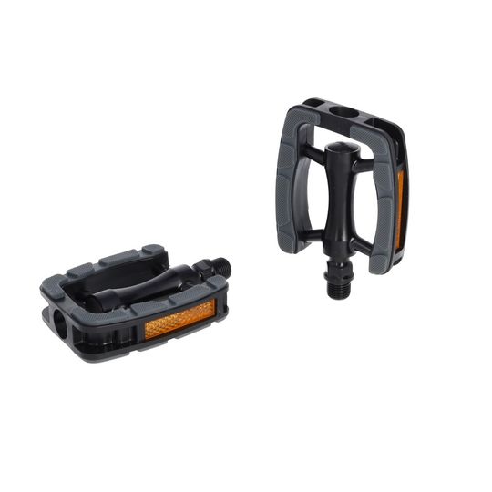 Union SP-823 Pedalen 9/16" Zwart/Grijs - Per Stel