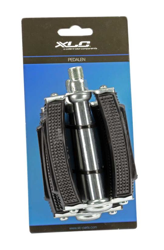 XLC Union SP-677RU Classic Sport Pedalen 9/16" Zilver/Zwart