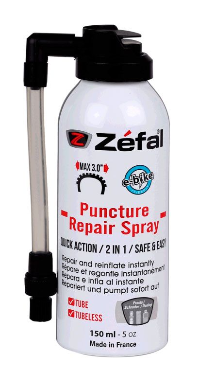 Zefal Puncture Repair Spray 150ml - Snelle Bandenreparatie
