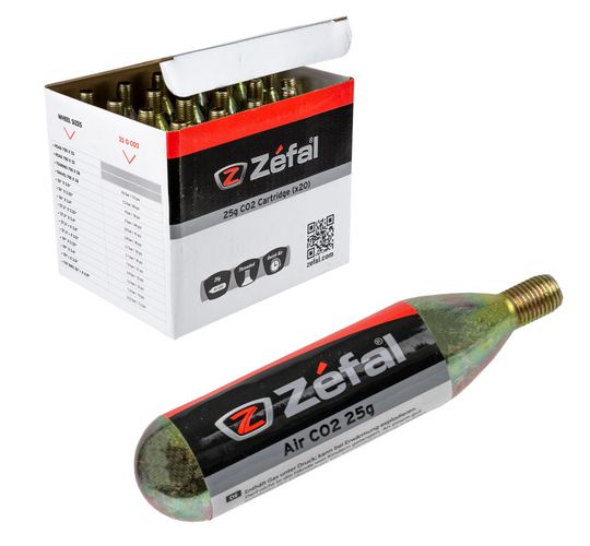 Zefal CO2 Patroon 25 gram - Pot met 20 stuks