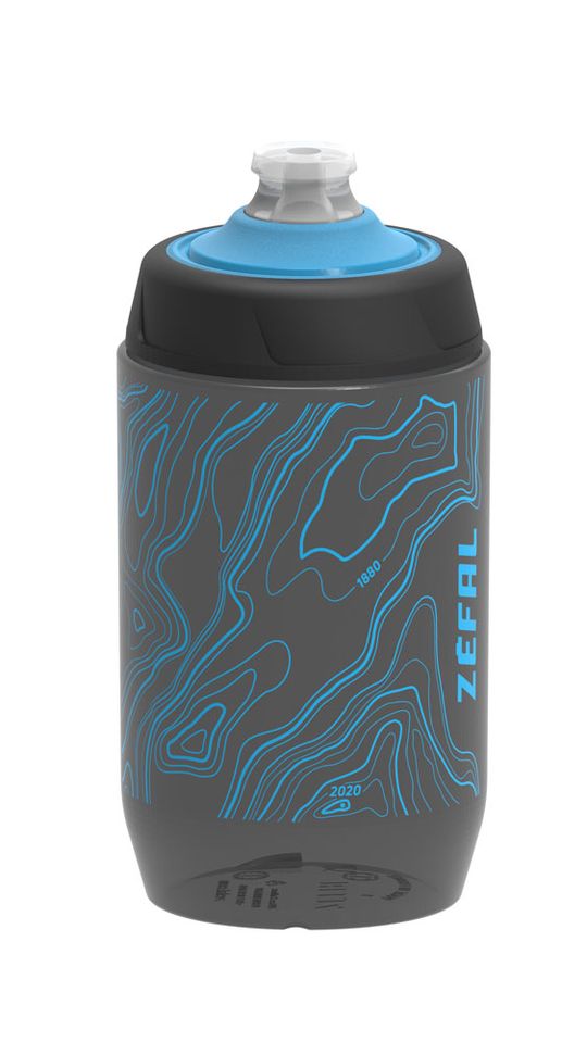 Zefal Sense Pro 50 Bidon 500ml - Smoked Black/Cyan Blue