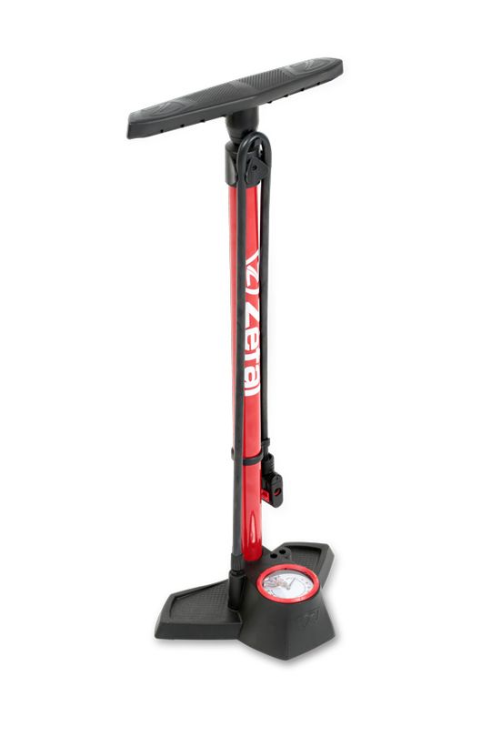Zefal Profil Max FP30 Vloerpomp met Manometer - Rood