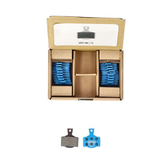 Elvedes Remblokken Magura MT2/4/6/8 Organic Blauw - Doos 10 Sets