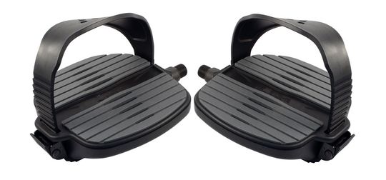 Union SP-260 Hometrainer Pedalen 9/16" Zwart/Grijs - Per Stel