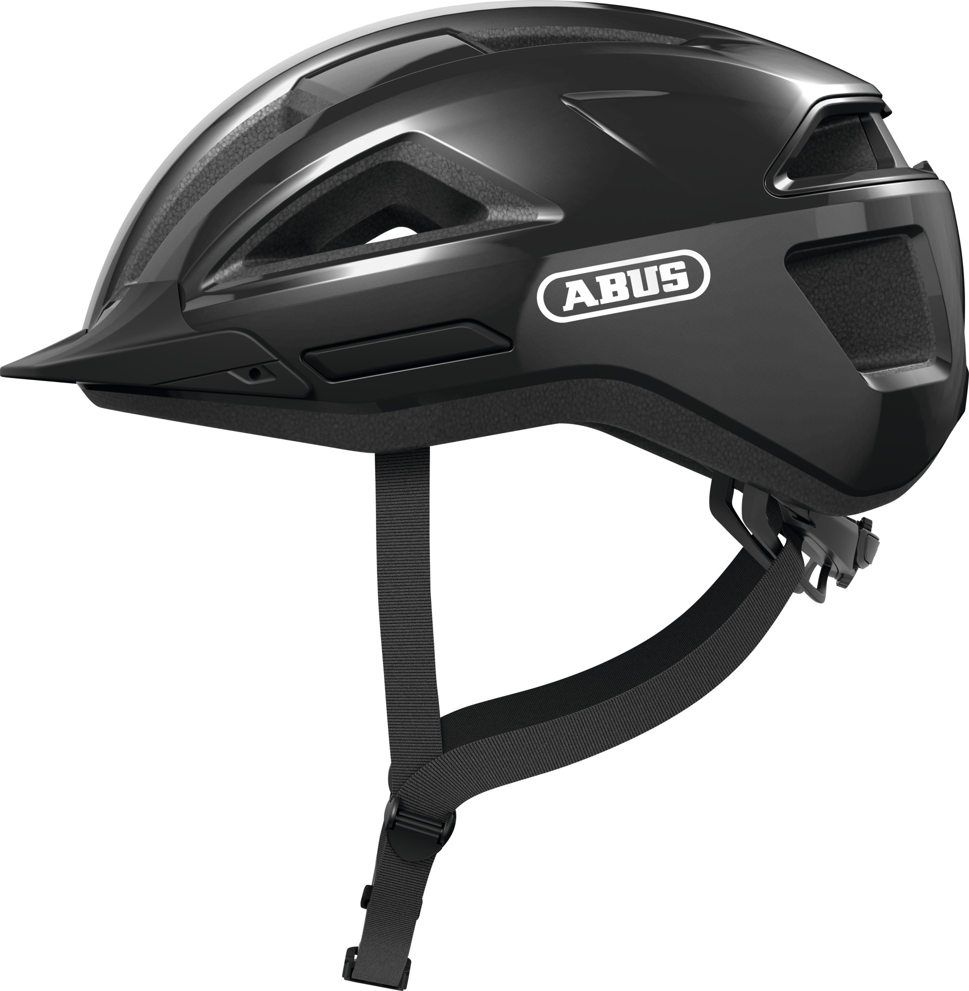 Abus Lowk-Y Helm Shiny Black M 54-58cm