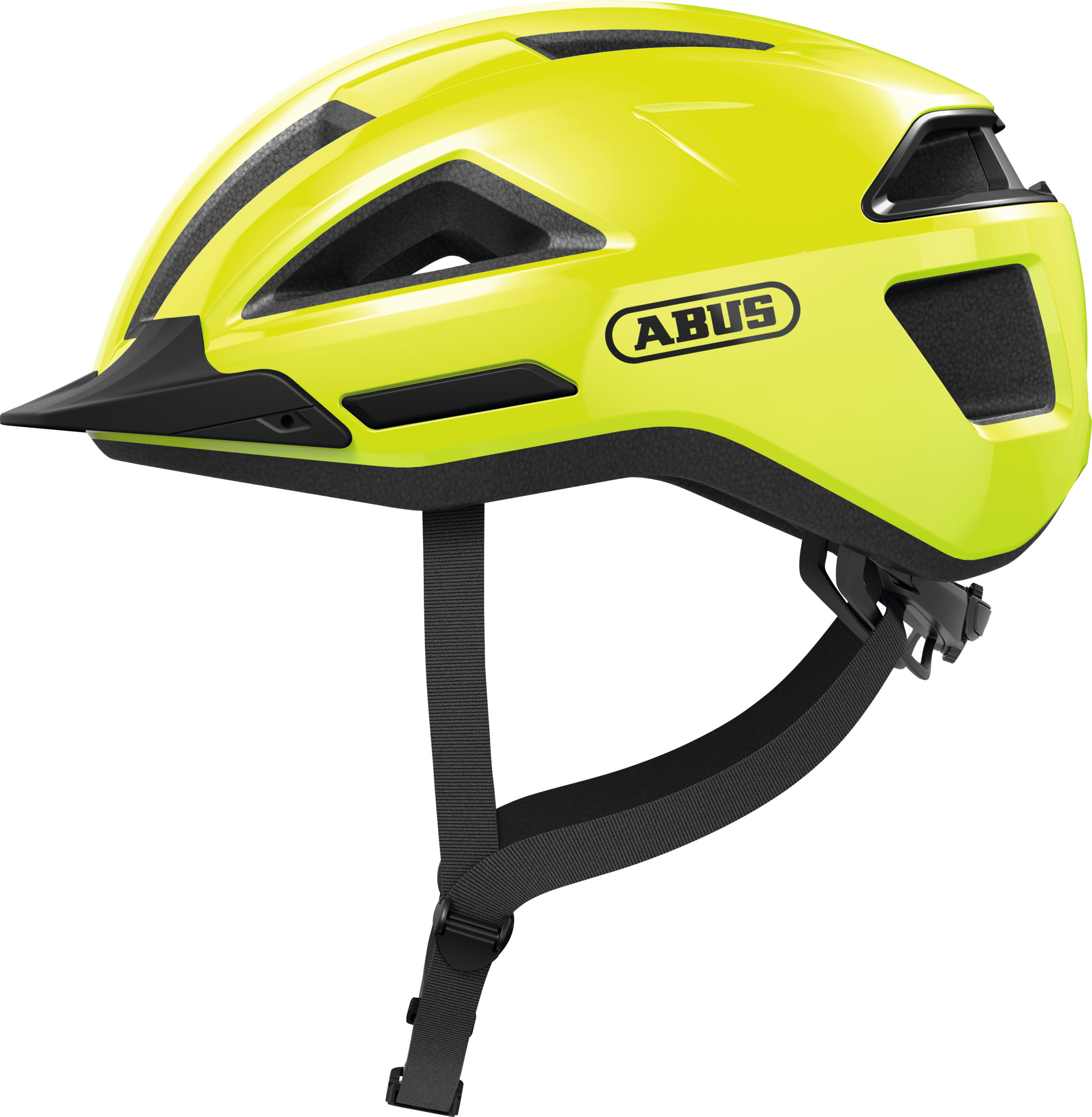 Abus Lowk-Y Fietshelm Signal Yellow M 54-58cm