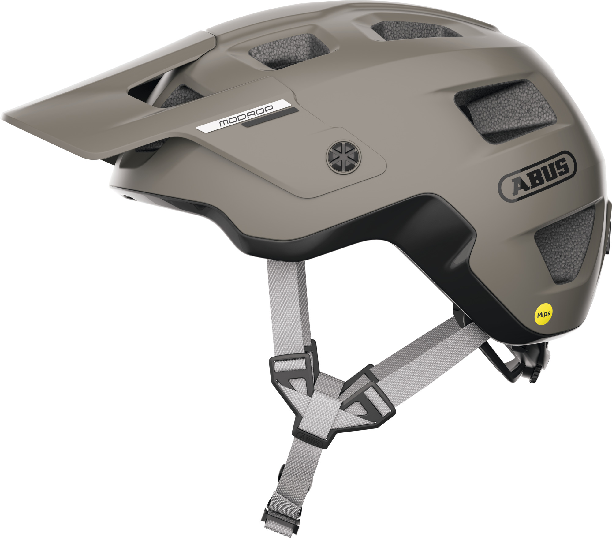 Abus MoDrop MIPS MTB helm dust grey - maat M 54-58cm
