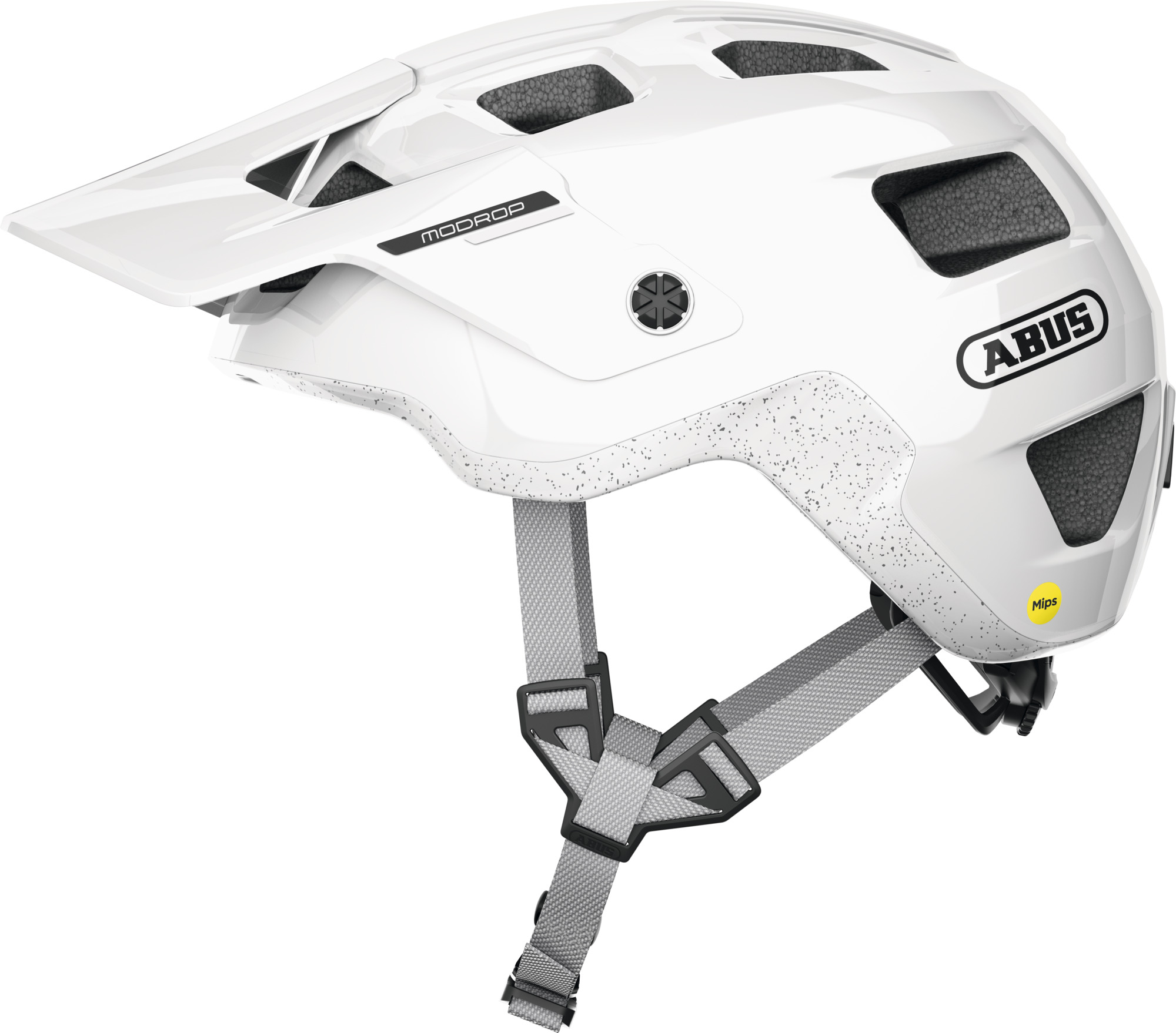 Abus MoDrop MIPS MTB Helm Alpine White L 57-61cm