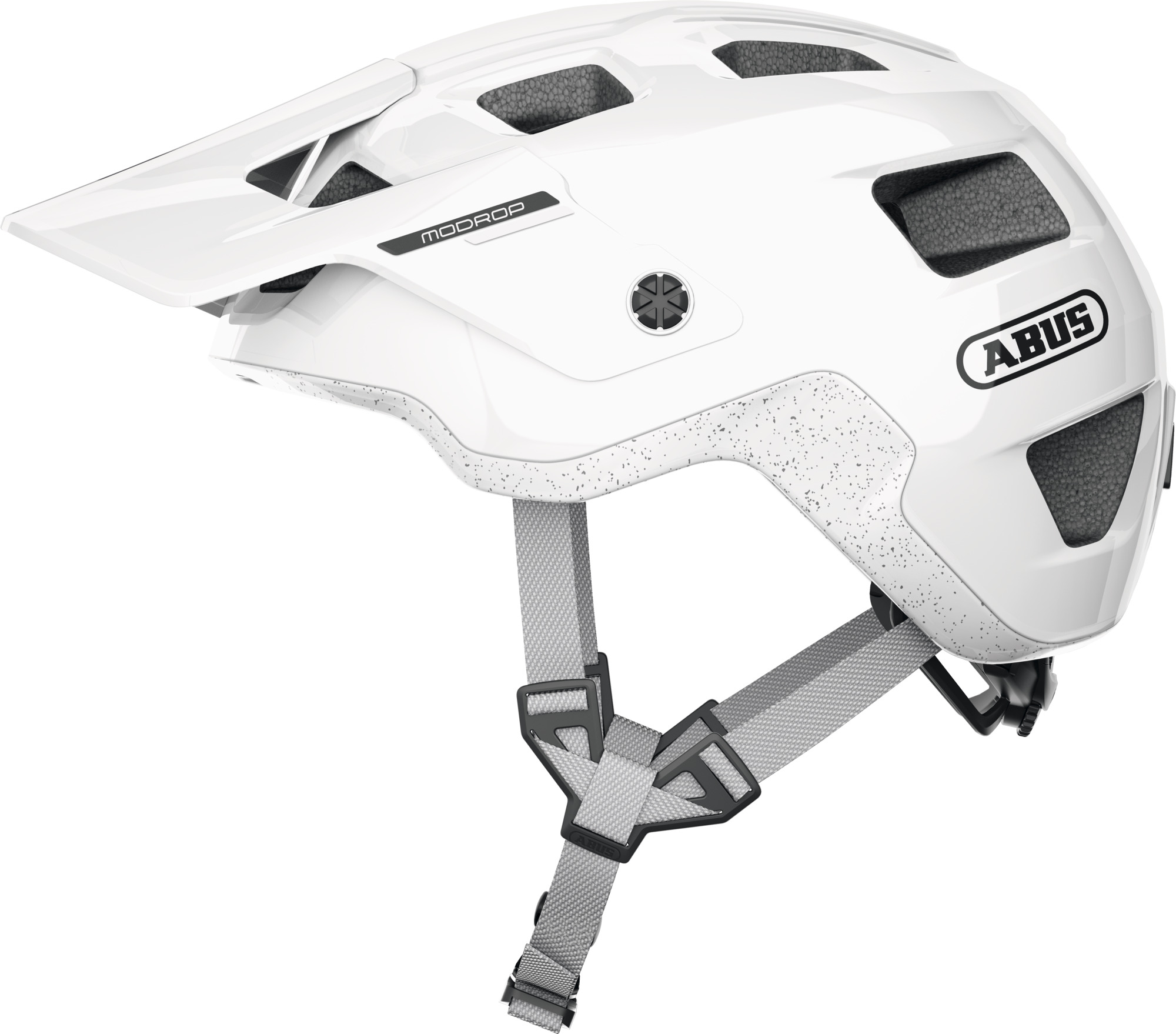 Abus MoDrop MTB Helm Alpine White S 51-55cm