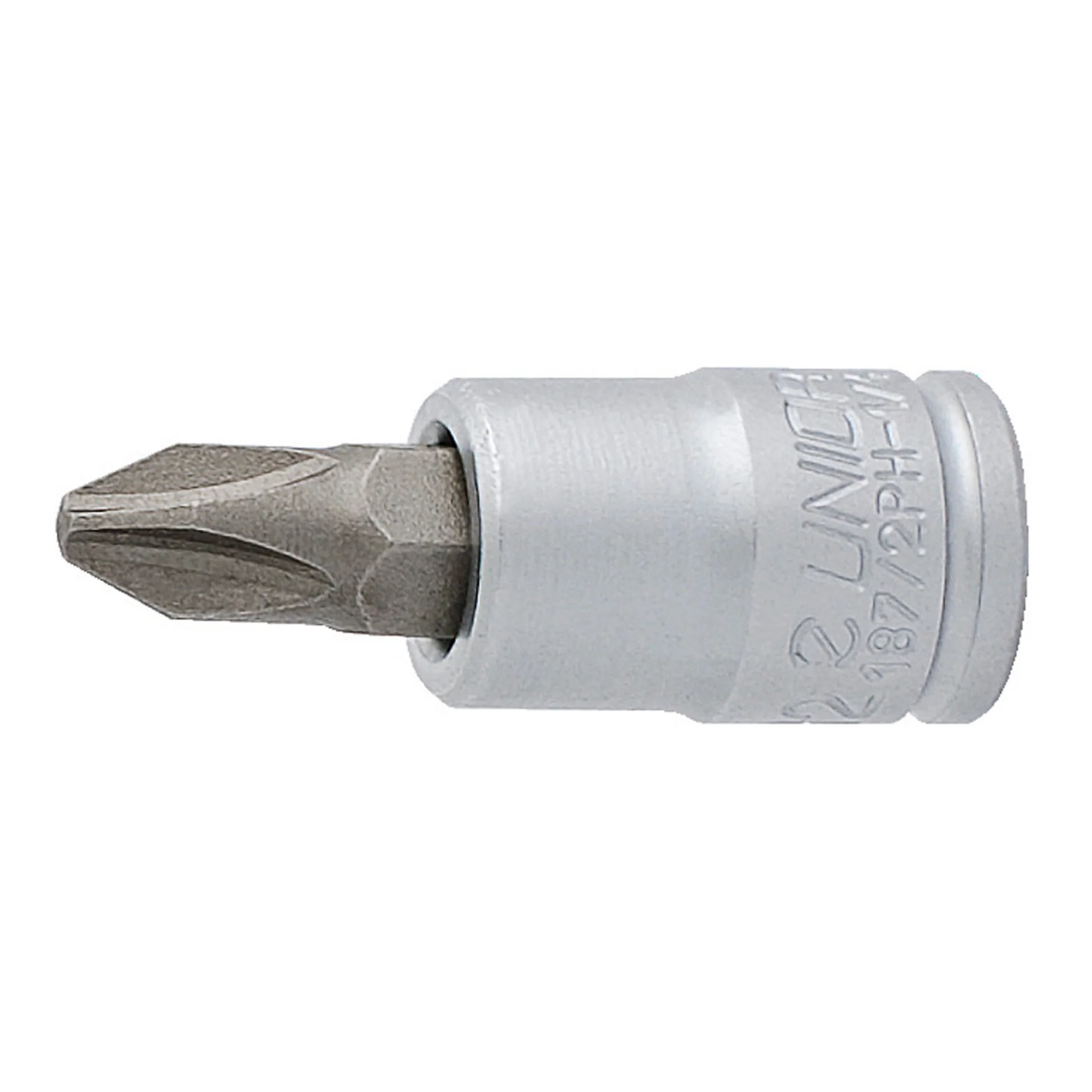 Unior Dopsleutel 1/4" Kruiskop PH3 – Phillips Bit