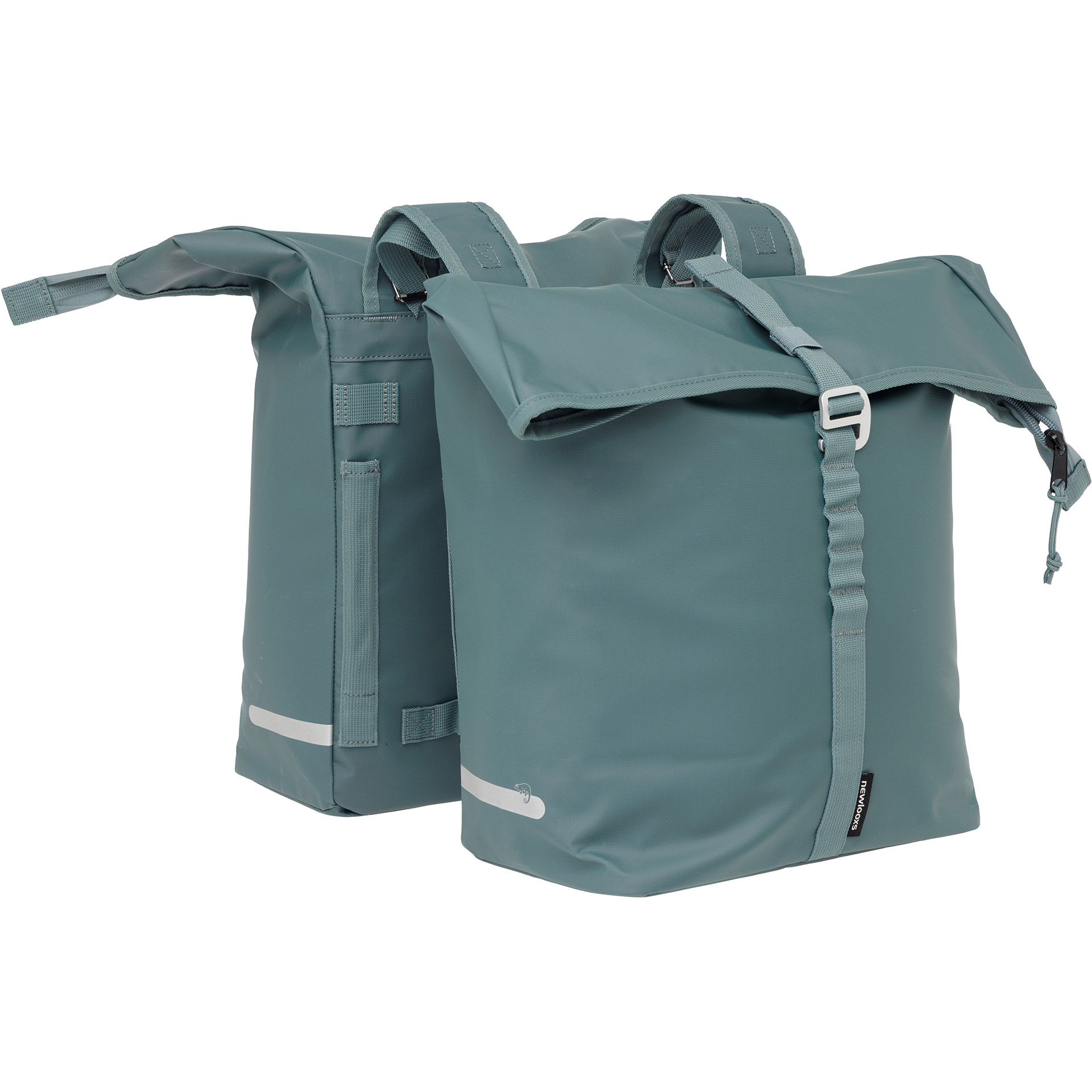 New Looxs Cantos dubbele fietstas 36L Sea Blue