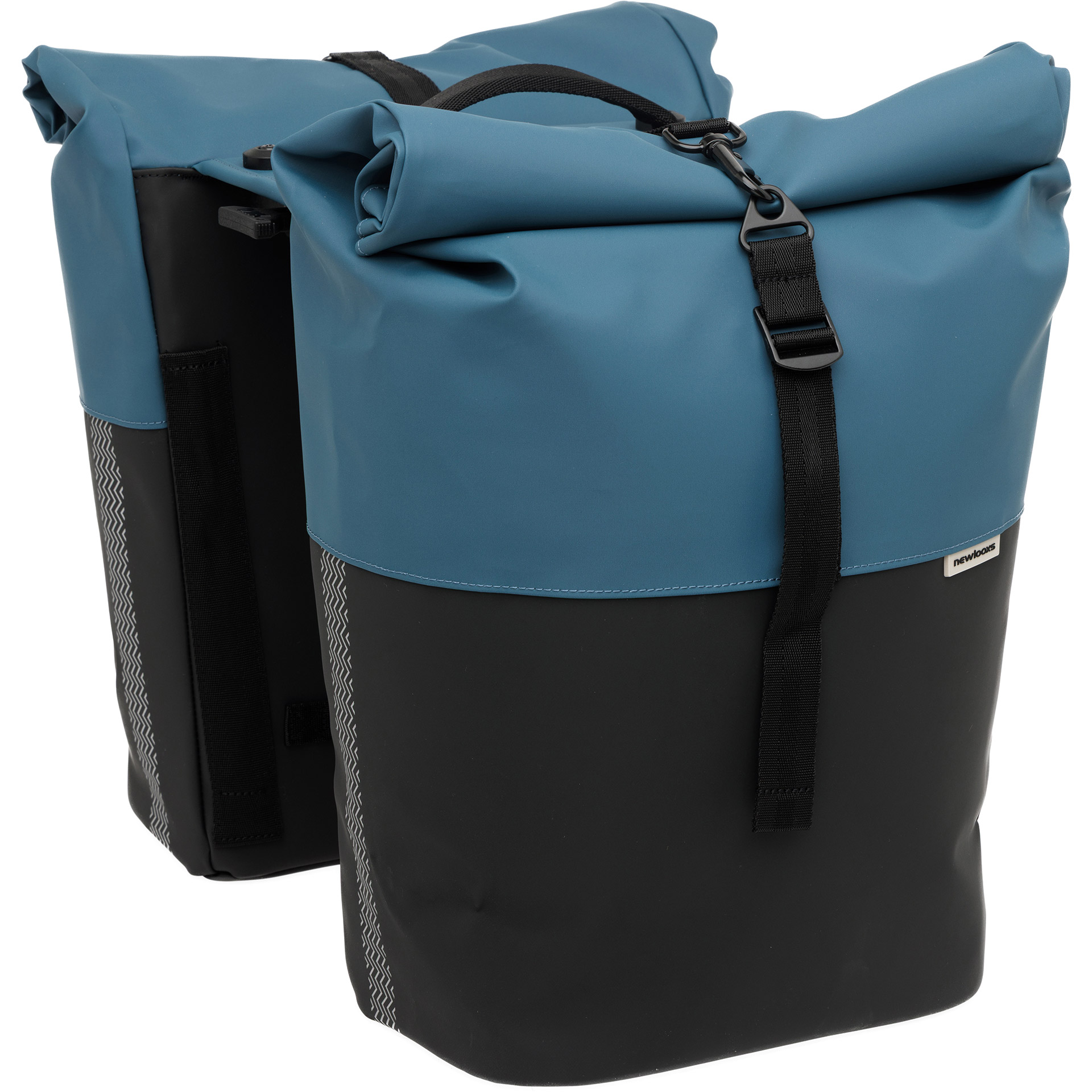 New Looxs Nyborg Dubbele Fietstas 34L MIK 2.0 Petrol Black