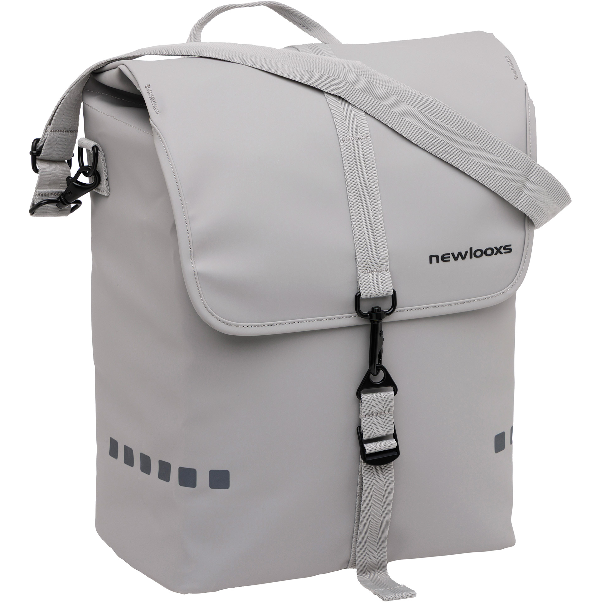 New Looxs Odense Enkele Fietstas 17,5L Light Grey