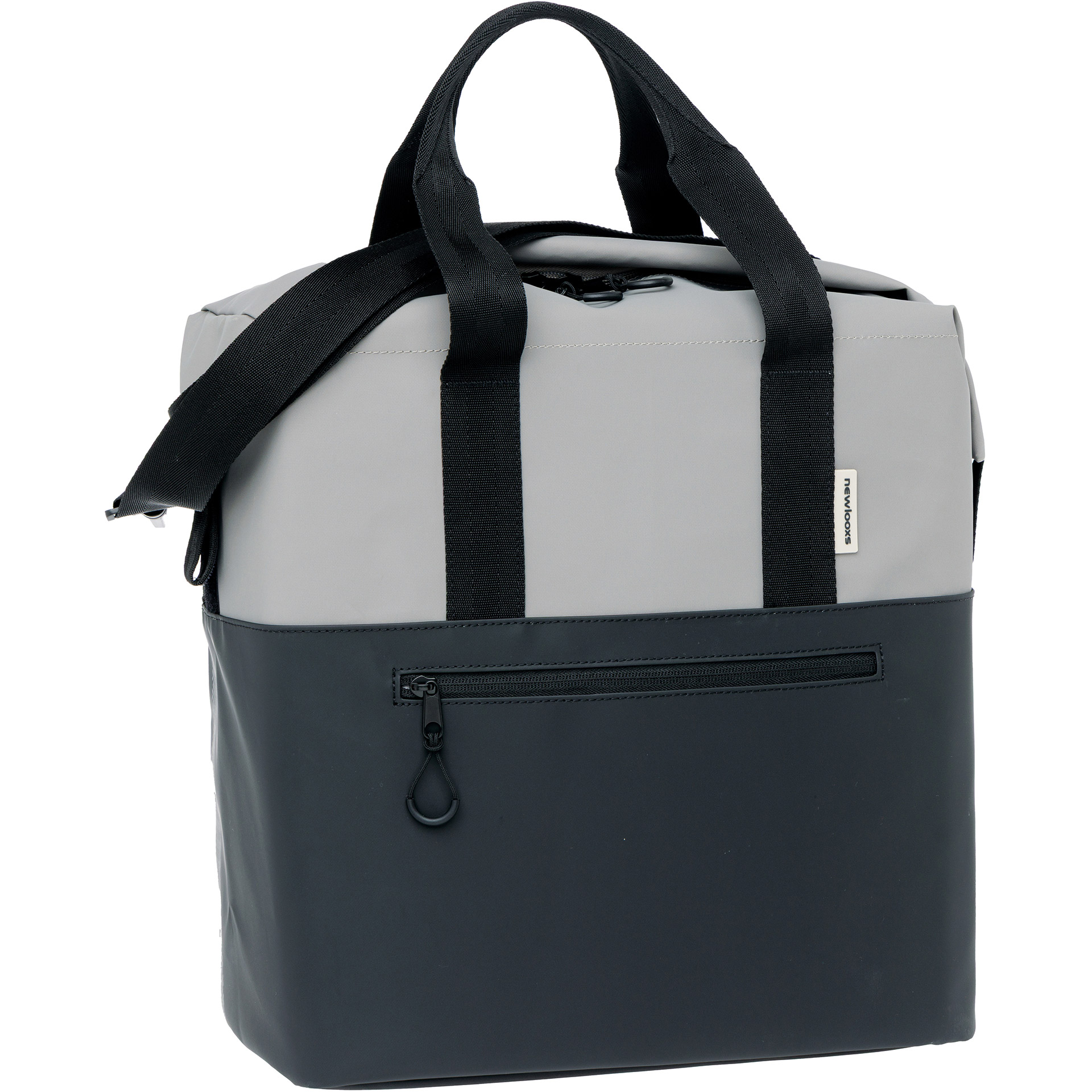 New Looxs Nyborg Shopper 26L Fietstas Grijs/Zwart