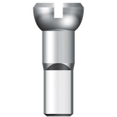 Sapim Polyax spaaknippels 14G messing zilver 12mm - 100 stuks