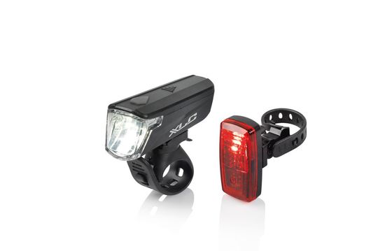 XLC Comp Capella CL-S20 LED Lampset op Batterijen – Zwart
