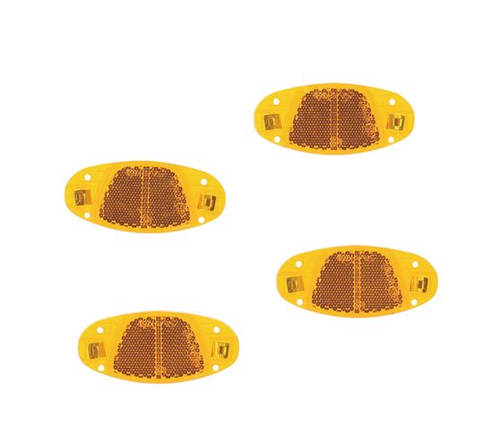 XLC CR-S01 Spaakreflector Oranje - Set van 4 Stuks