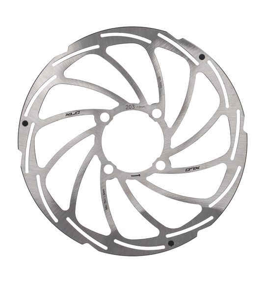 XLC Rohloff Remschijf Zilver – Maat 203mm / 1.8mm/ 4 Gaats
