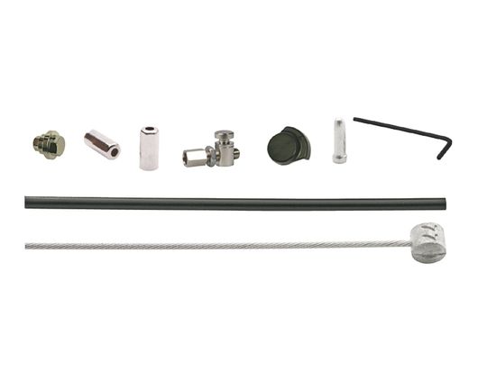 XLC Remkabel Nexus RVS Zwart Compleet – Maat 1700/2350mm