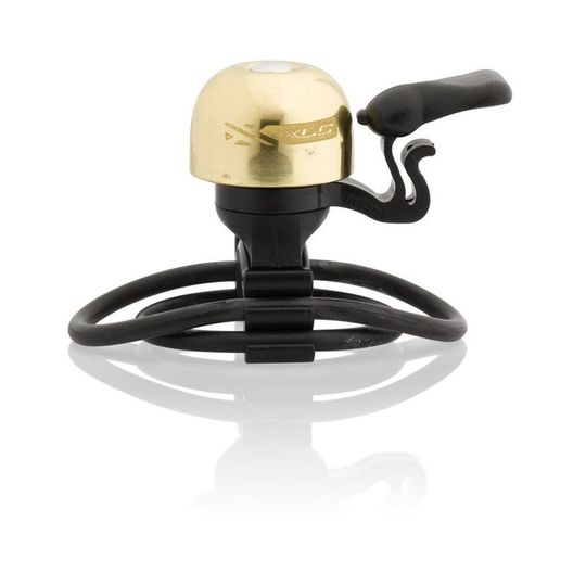 XLC DD-M10 Mini Fietsbel met Elastiek – Goud