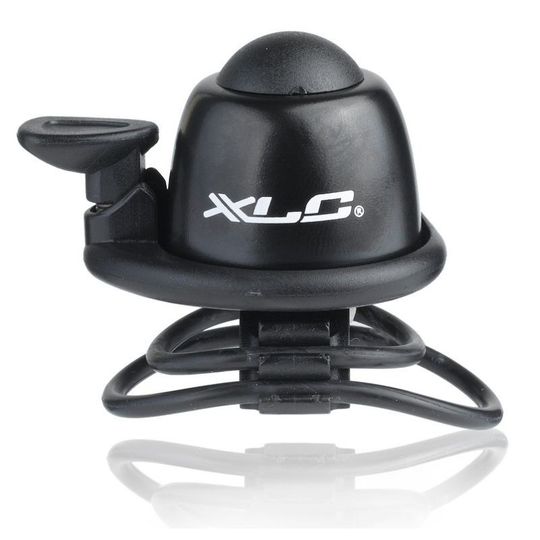 XLC DD-M07 Mini Fietsbel Aluminium Zwart – Maat 22.2-31.8mm
