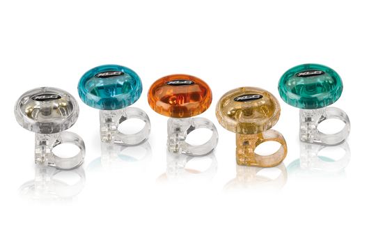 XLC DD-M12 Fietsbel Draaibel Transparant Zilver – 36mm