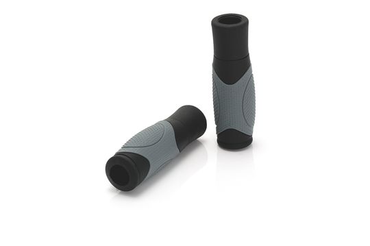 XLC Ergo GR-G03 Ergonomische Handvatten 125mm – Zwart/Grijs