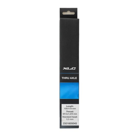 XLC Steekas Voorwiel 12x100mm Zwart – Maat 100/12mm / Lengte 119mm