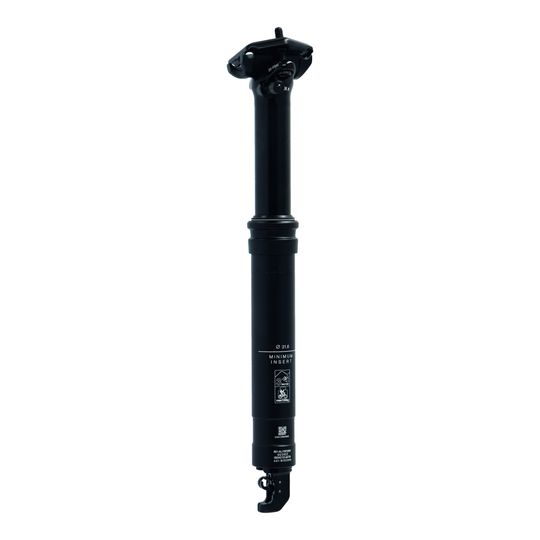 XLC ICR SP-S14 Dropper Zadelpen Zwart – Maat 27.2x390mm/100mm Drop