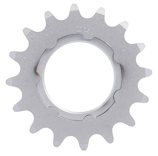 XLC Kettingwiel Baan 1/8" Staal Zilver – Maat 16T / 1/2x1/8"