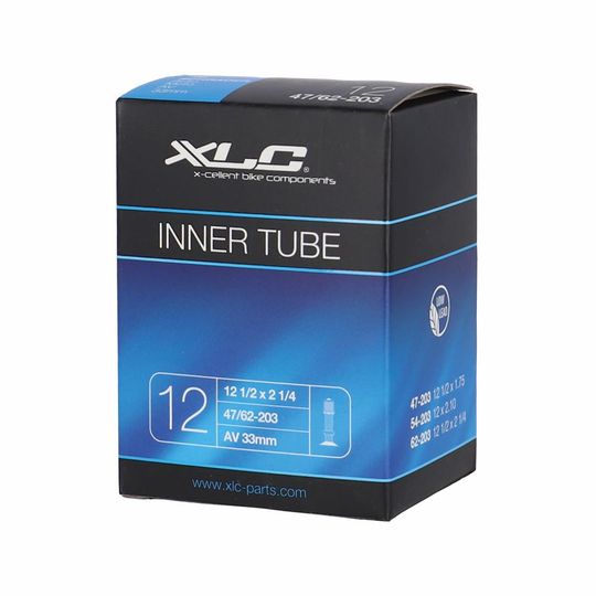 XLC VT-A12 Binnenband 12.5x2 1/4-175 AV 33mm – Maat 12.5x2 1/4-175