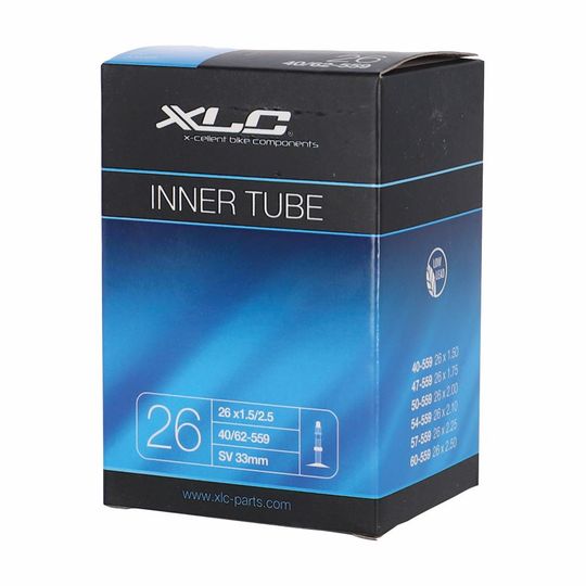 XLC Binnenband 26 inch SV 33mm - Doos 50 stuks – Maat 26x150-250