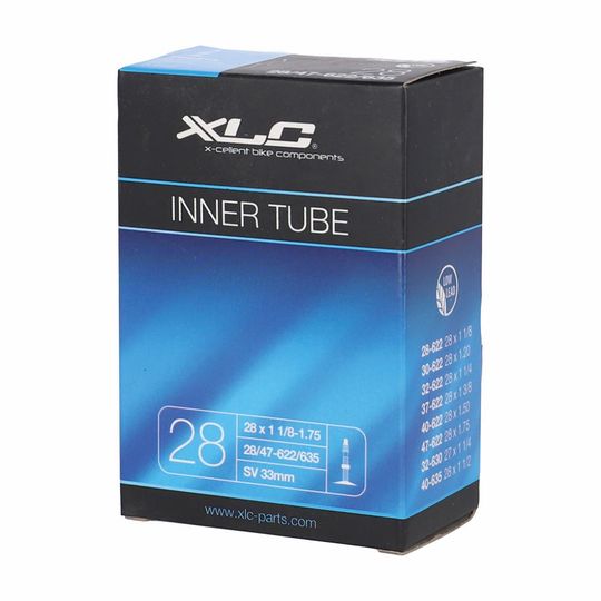 XLC VT-S28 Binnenband 28" SV Ventiel – Maat 28x1 1/4-1 3/8-1 1/2