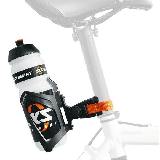 SKS Bidonhouder Adapter PVC QR - Zwart