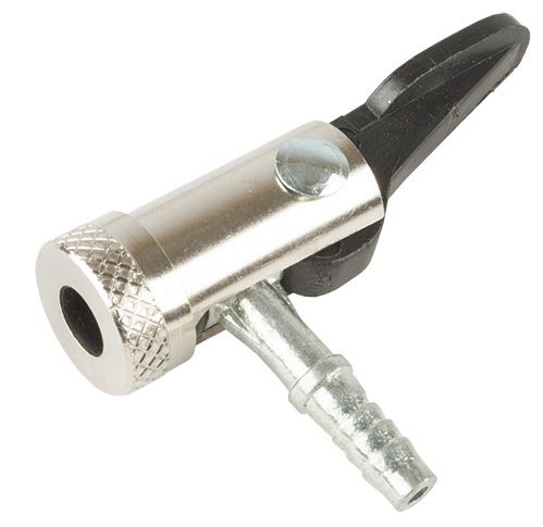 SKS Slangnippel met Hevel Staal Chroom