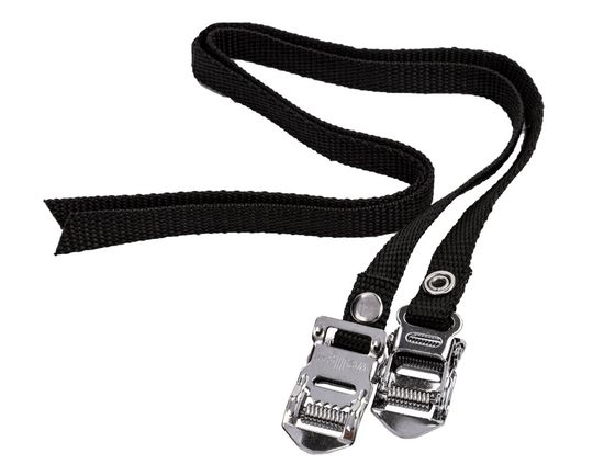 Toeclipsriem ATB Nylon – Zwart (Stel)