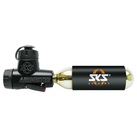 SKS Airbuster CO2 Pomp 125mm Aluminium – Zwart