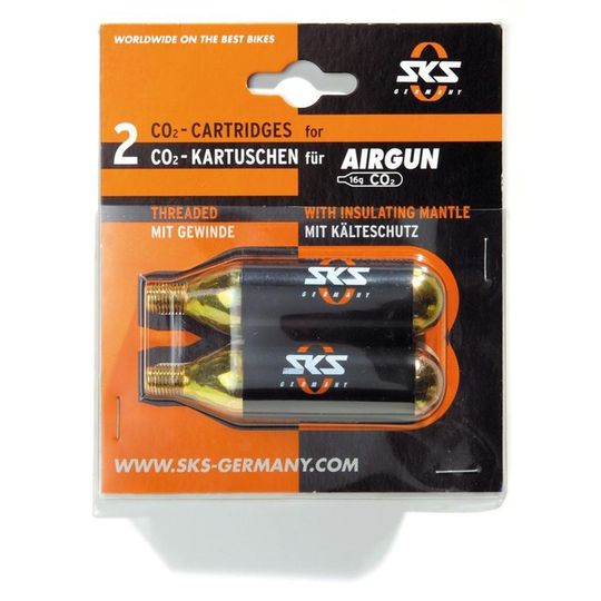 SKS Airgun CO2 Patroon 16Gr met Draad – Set van 2