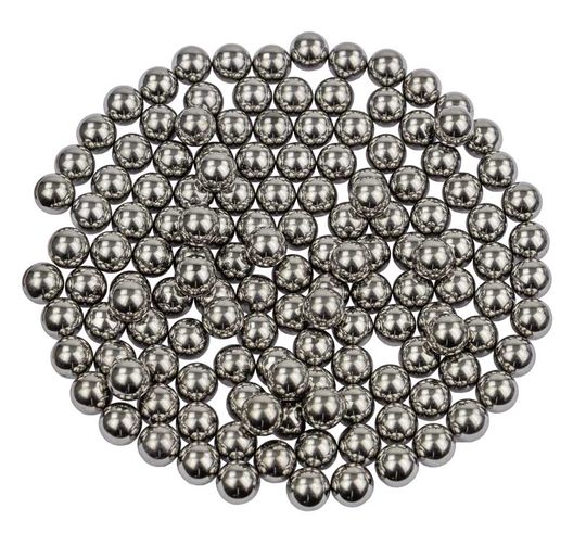 Kogellagerkogels 1/4" 6.350mm chroom (144 st.) – Maat 1/4 / 6.350MM