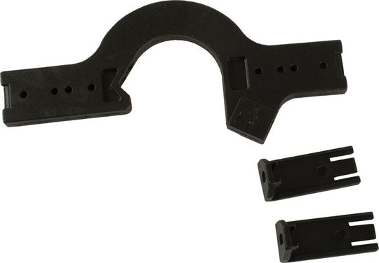 Hebie Kettingscherm Bevestigingsset Trapas 970 PVC Zwart