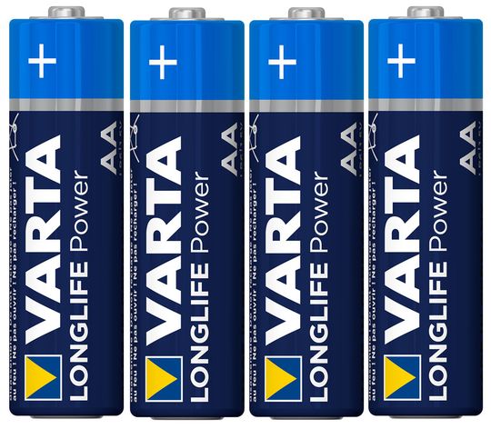 Varta Longlife Power AA LR6 Batterijen – 4 stuks