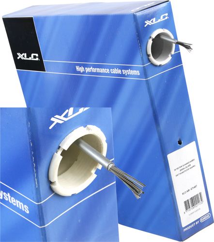 XLC Versnellingskabel Buiten Teflon Zilver – 30m/5.0mm
