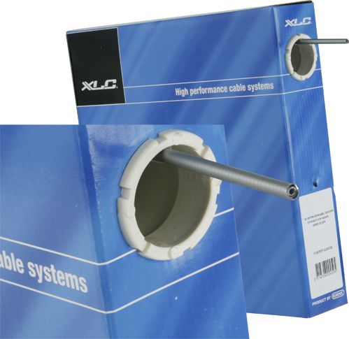 XLC Buitenkabel Remkabel Teflon 5.0mm Zilver – Maat 30M / 5.0MM