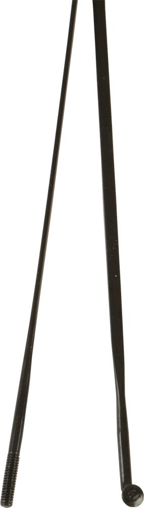 DT Swiss Aerolite Spaken RVS Zwart 14x284mm - Doos 20 Stuks