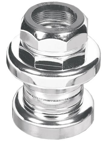 Ergotec S101GK Balhoofdstel 1" Draad Chroom – Maat 25.4/30.2/26.4mm